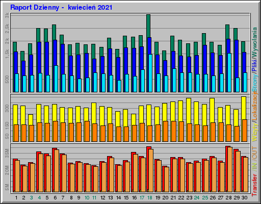 Raport Dzienny -  kwiecień 2021