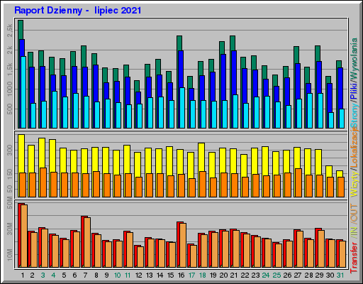 Raport Dzienny -  lipiec 2021