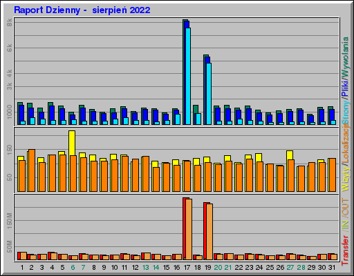 Raport Dzienny -  sierpień 2022