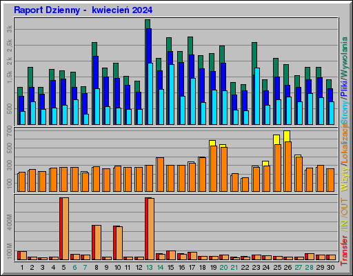 Raport Dzienny -  kwiecień 2024