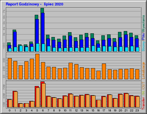 Raport Godzinowy -  lipiec 2020