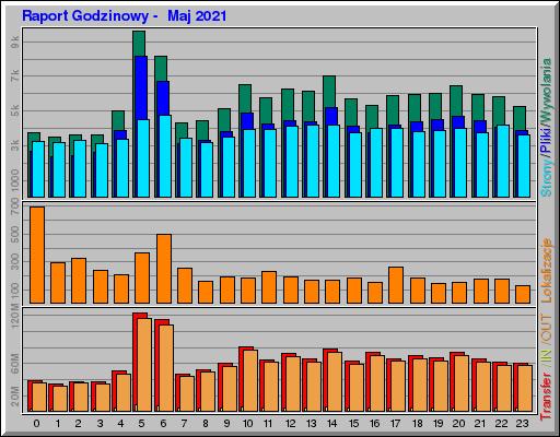 Raport Godzinowy -  Maj 2021