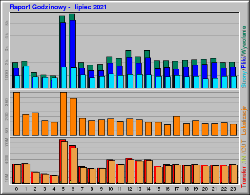 Raport Godzinowy -  lipiec 2021