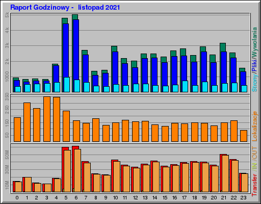 Raport Godzinowy -  listopad 2021