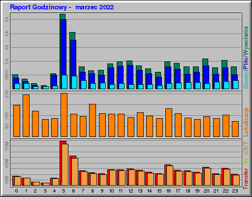 Raport Godzinowy -  marzec 2022