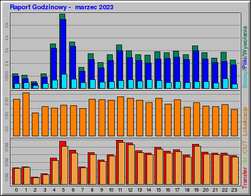 Raport Godzinowy -  marzec 2023