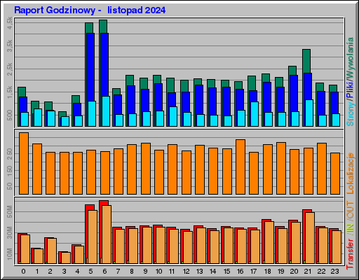 Raport Godzinowy -  listopad 2024